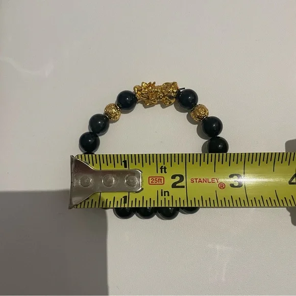 Black onyx dragon bracelet - Picture 5 of 5